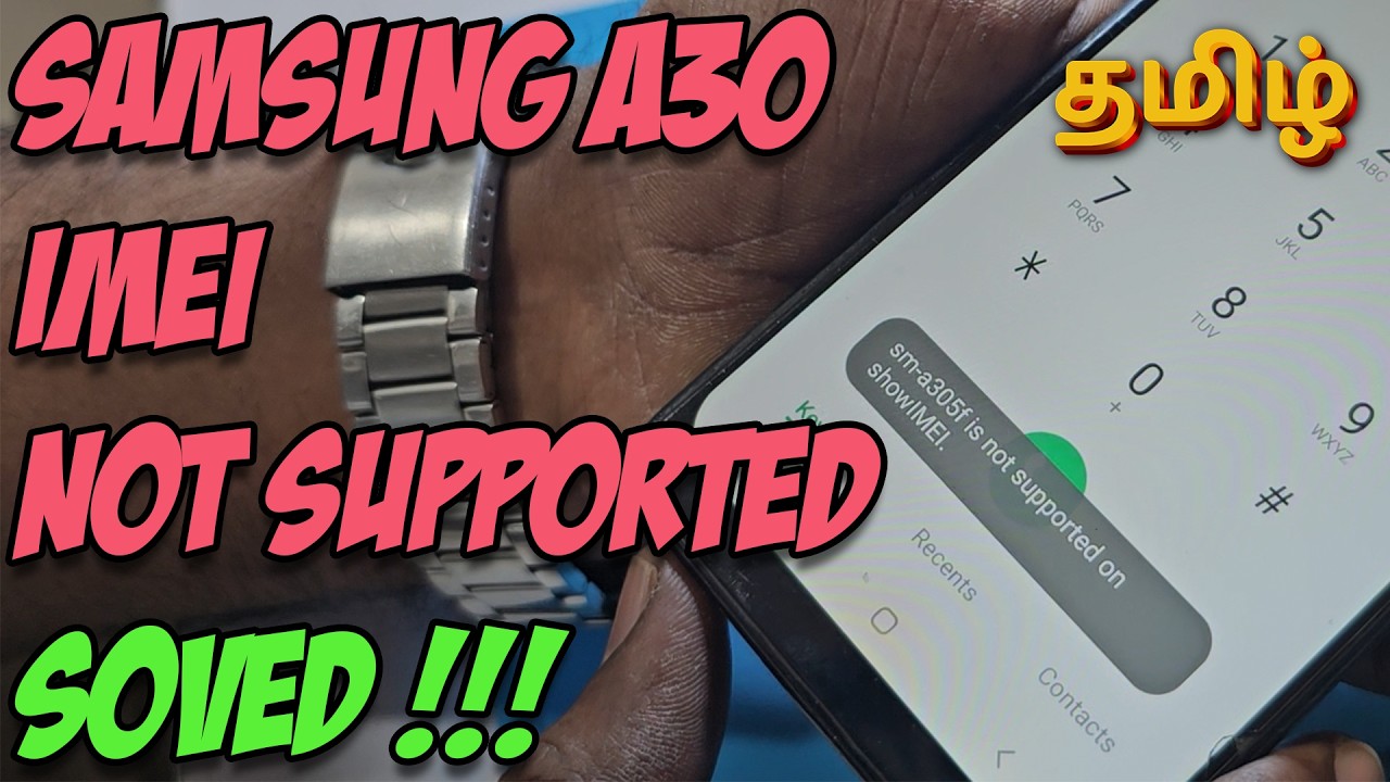 Сеть A30 восстановлена! Исправлена ​​ошибка IMEI, которая не поддерживается | Полный ремонт матер...