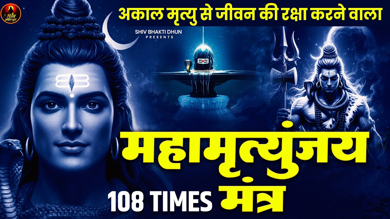 Mahamrityunjay Mantra 108 TIMES - महामृत्युंजय मंत्र | Mahamrityunjay Mantra 108 times #shivmantra
