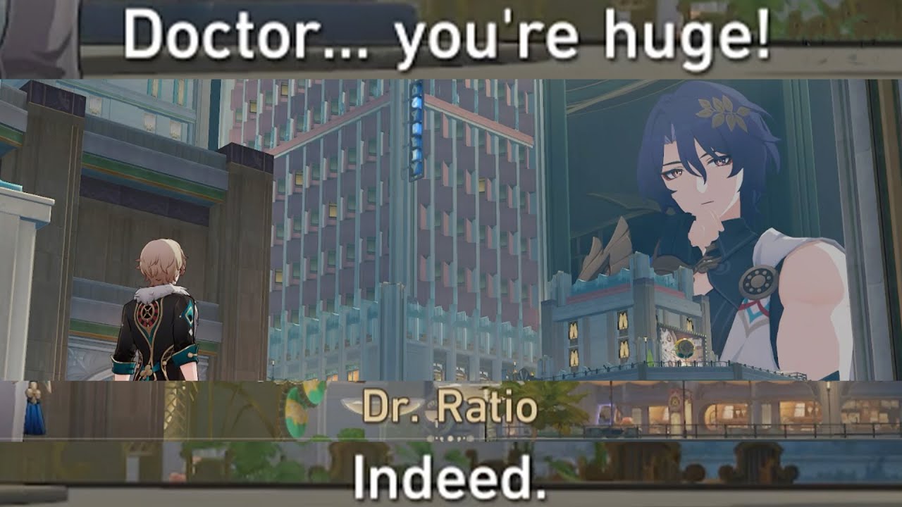 Dr. RATIO Jokes to AVENTURINE Cutscene Honkai Star Rail HSR