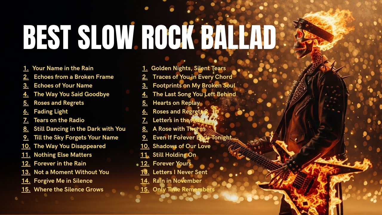Slow Rock Ballads Masterpieces | Timeless Romantic Love Songs with Deep Emotion