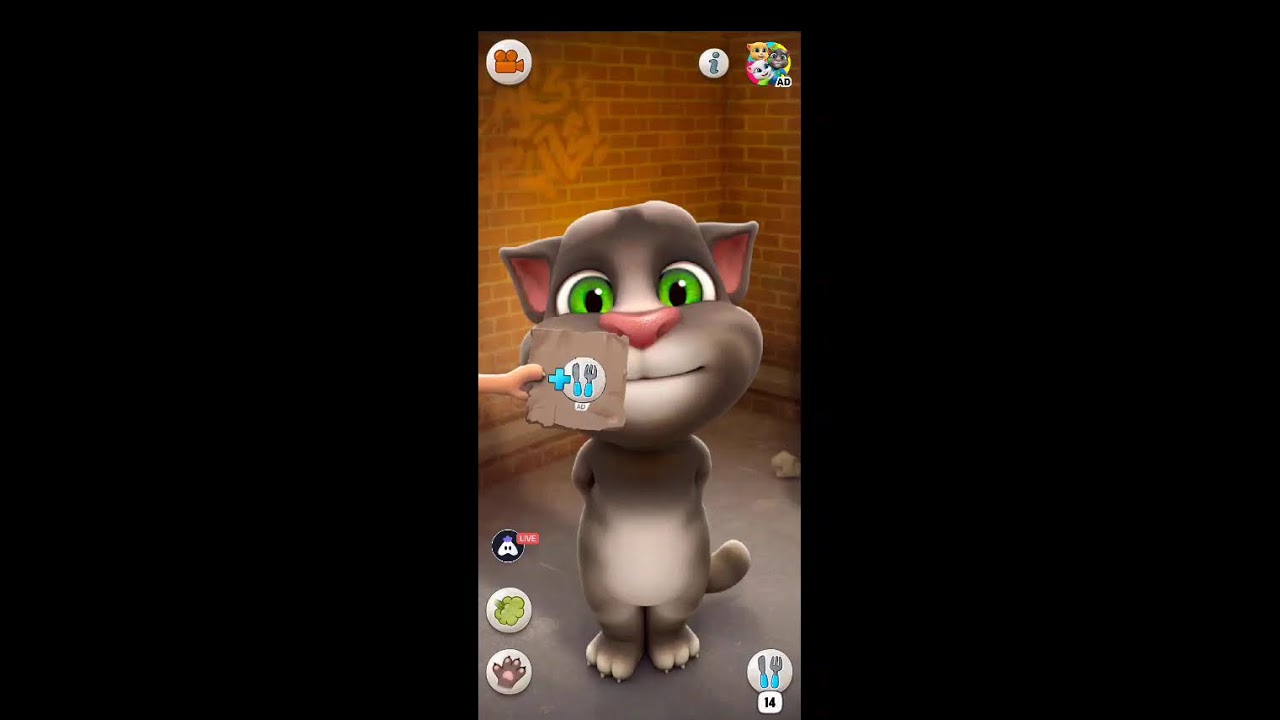 English Talking Tom Cat: 👍 Good stream | Playing Solo | Streaming with Turnip