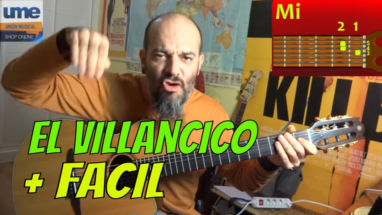 El VILLANCICO más FÁCIL en GUITARRA | Tutorial Exprés