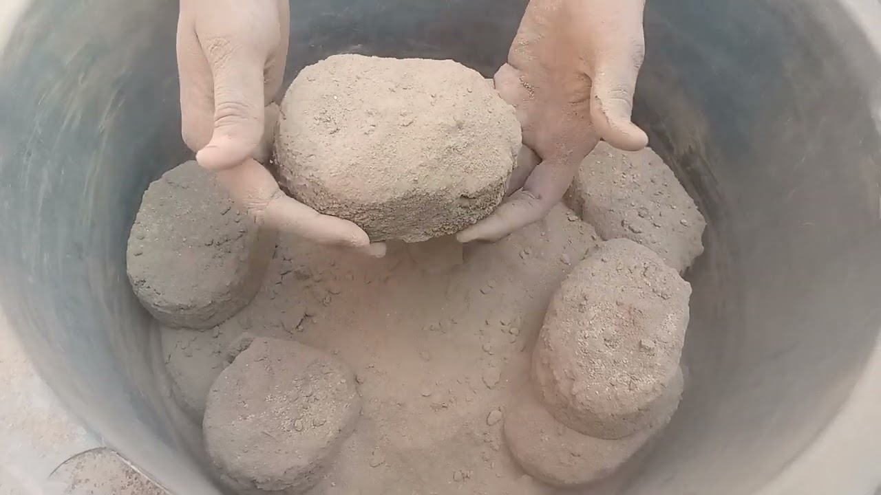 Dusty cement sand dry crumbling #RNdustyasmr#oddlysatisfying #viralvideos #crunchy #viral #subscrib 