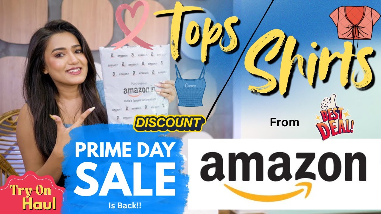 All new top & shirts collection from AMAZON | Tryon | Prime Day SALE | Gimaashi