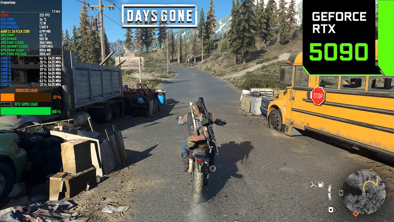 Days Gone Remastered - 4K Maximum Settings | RTX 5090 | 9800X3D