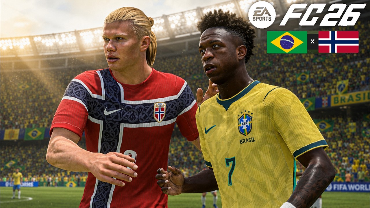 EA FC 26 - Brasil vs Noruega | Copa do Mundo FIFA 2026 [PS5 Pro] 4K HDR