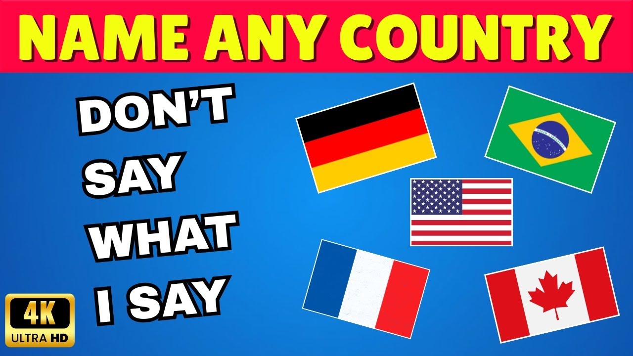Avoid Saying The Same Thing As Me! | If You Do, You LOSE!🚫 | Country , Capitals