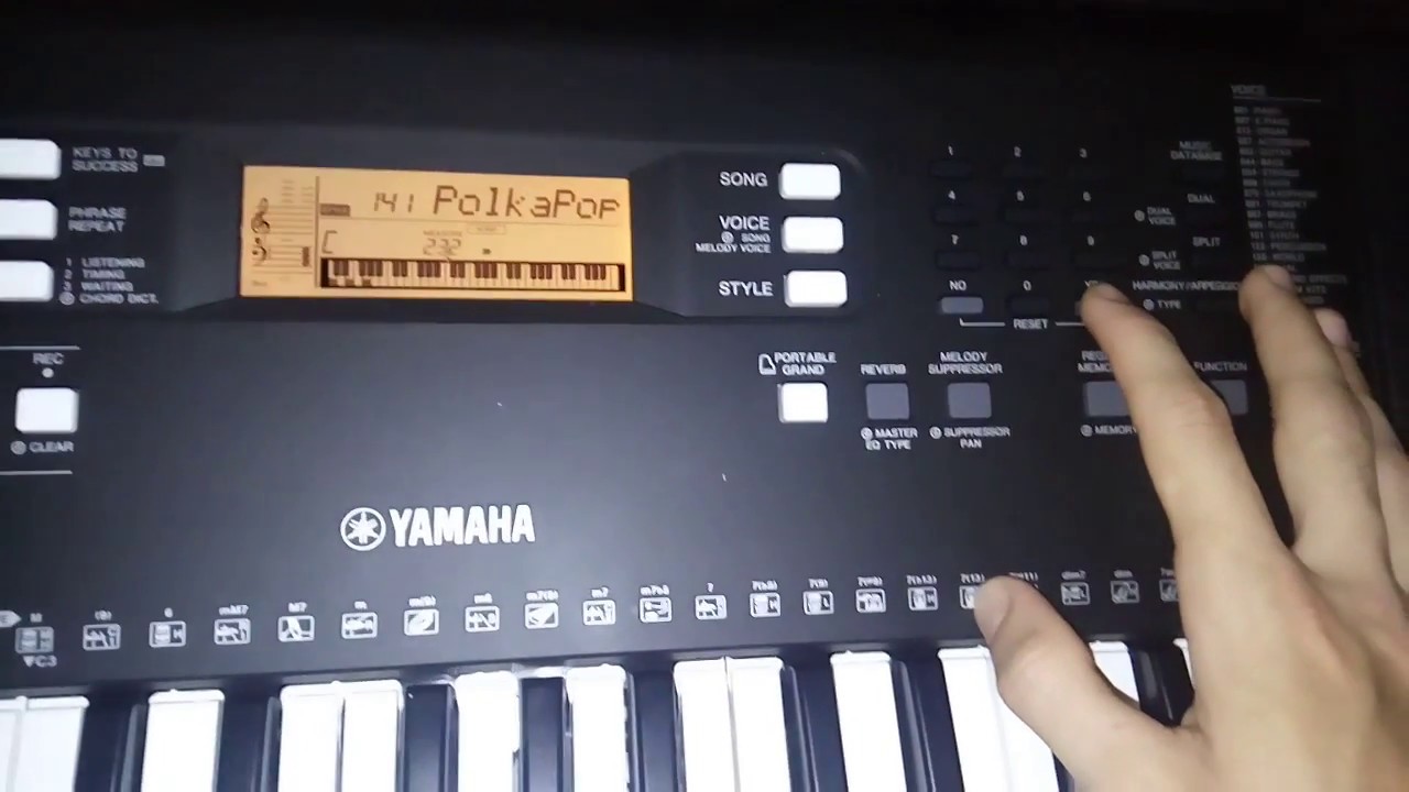 Todo ritmos do Teclado - PSR E363/EW300