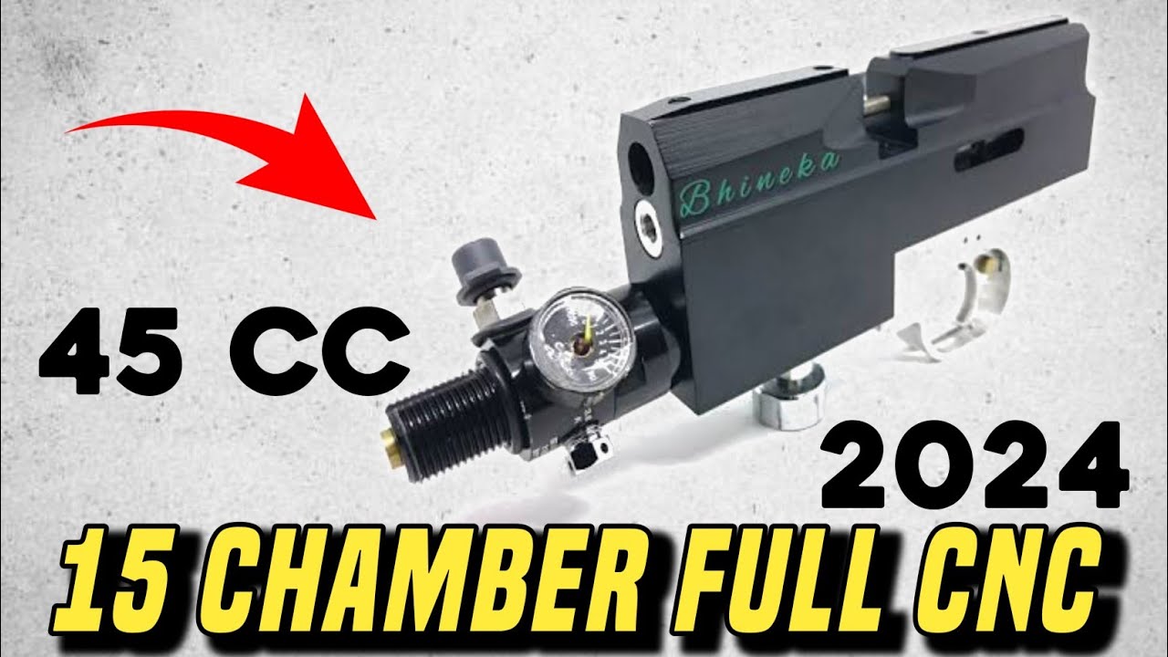 15 chamber full cnc terbaik 2024//volume ruang ledak+harga terbaru
