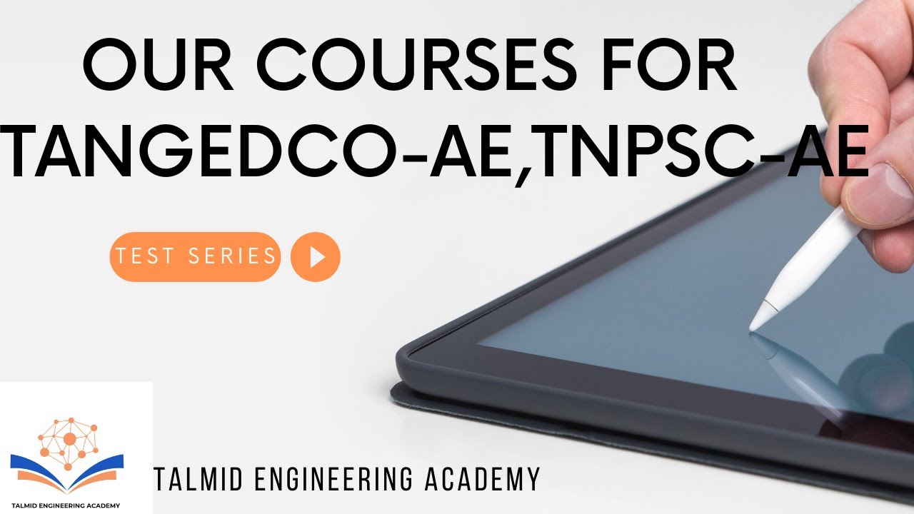 Courses for TANGEDCO-AE,TNPSC-AE