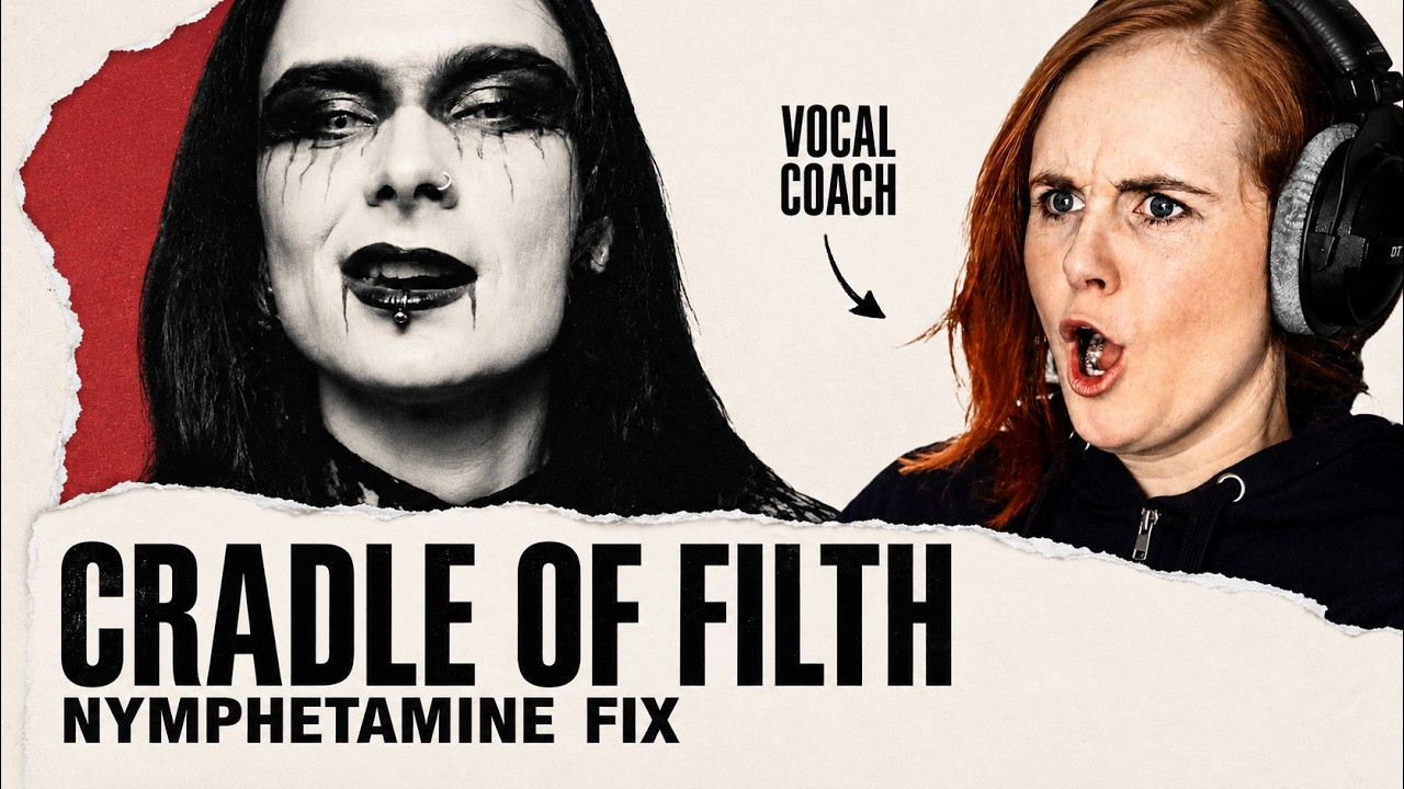Первый раз слышу! | Cradle Of Filth - Nymphetamine Fix | Реакция и анализ вокального тренера