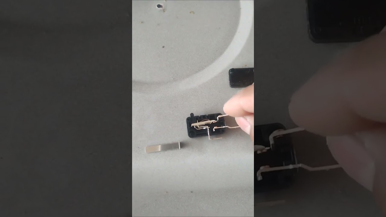 Microondas con problema en switch de puerta