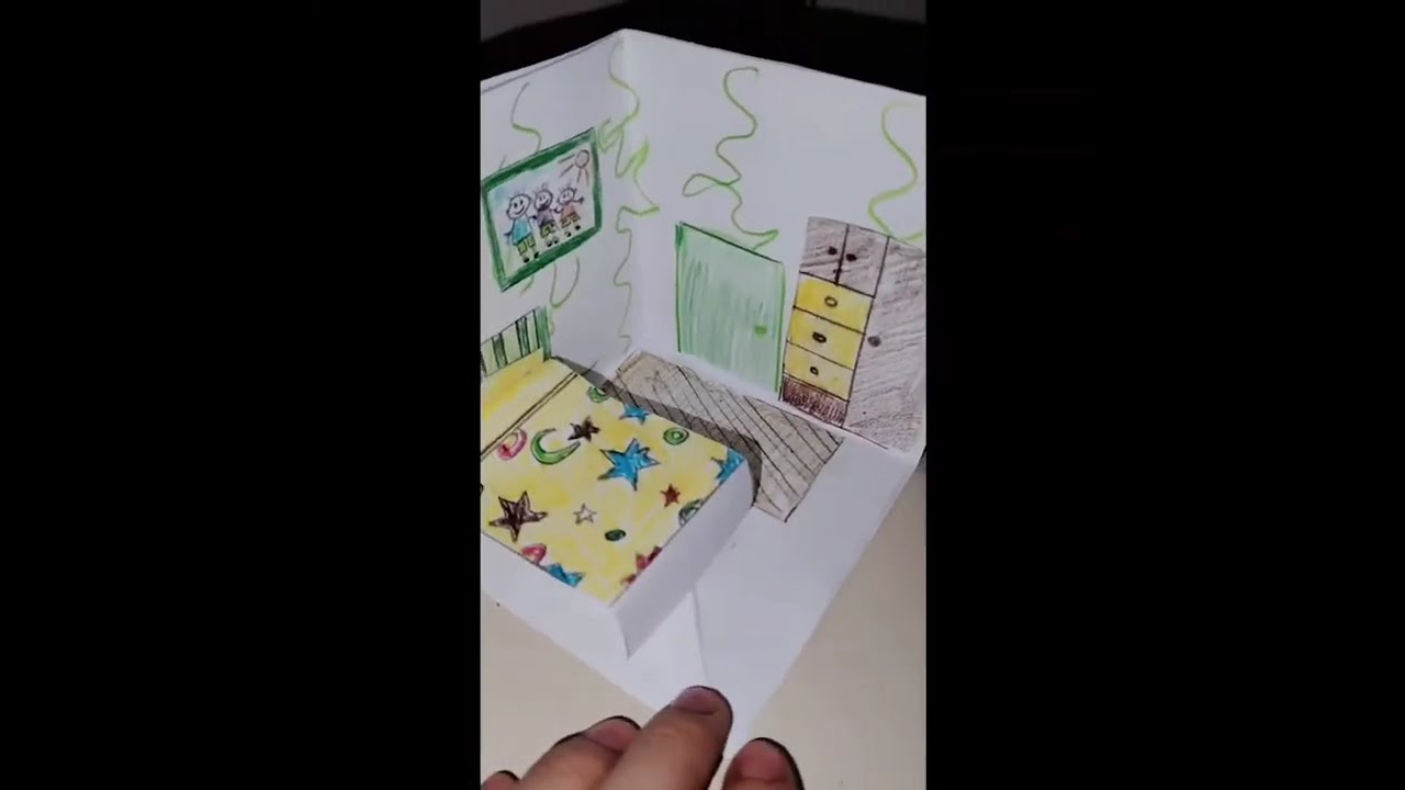 Kağızdan ev Hazırlanışı #kağıttanev #paperhouse #Бумажныйдом #mektebeqeder #okulöncesi