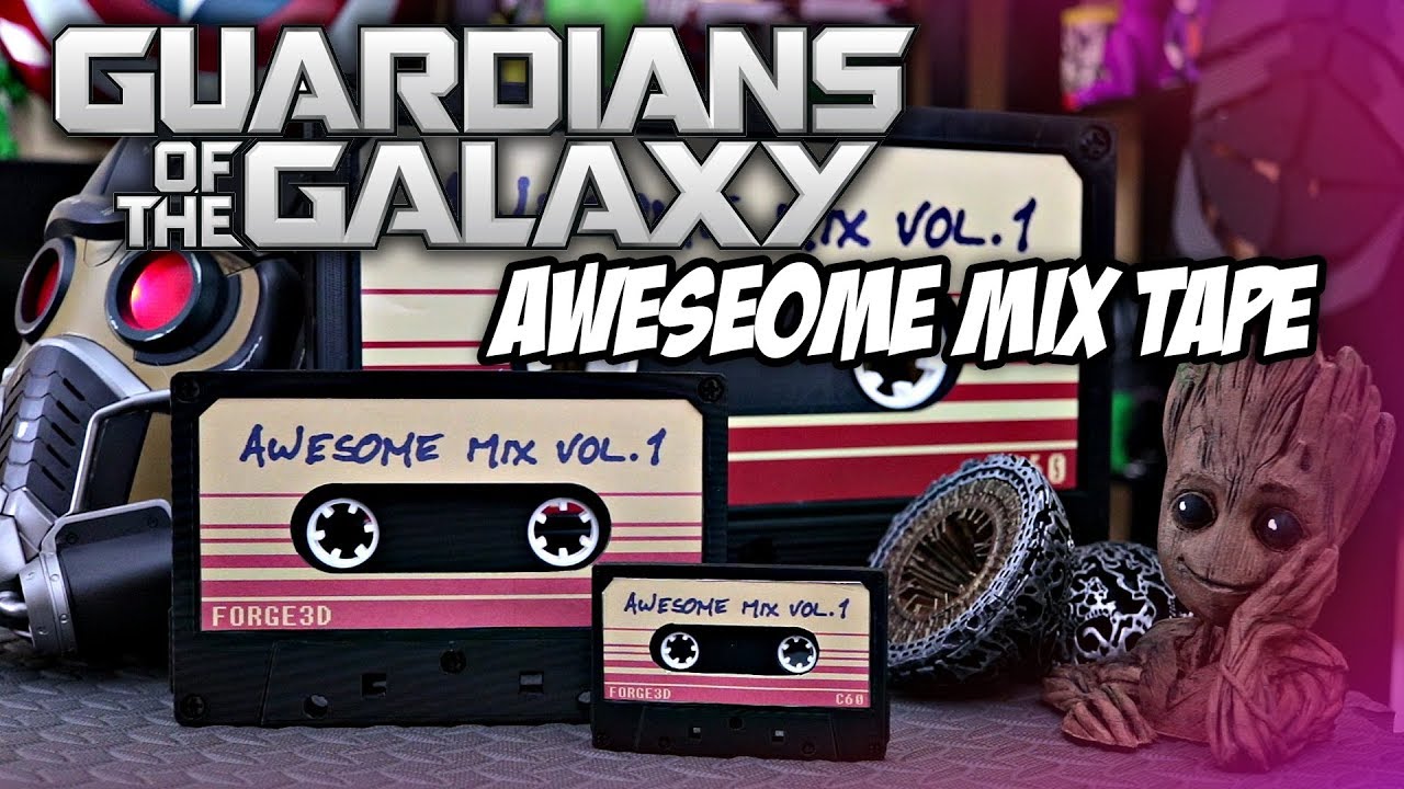 Guardians of the Galaxy Awesome Mix Tape Replica Prop | 3D Printed