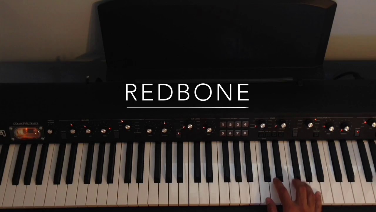 Redbone - Childish Gambino - Rhodes Piano Cover