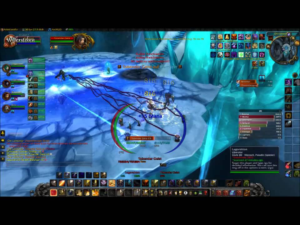 Elitepoebel @ Eu Arygos Lich King First Kill 10er nh