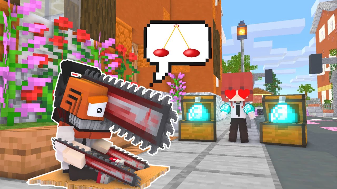 Sad Poor Baby Chainsaw Man Love Baby Rich Girl - Minecraft