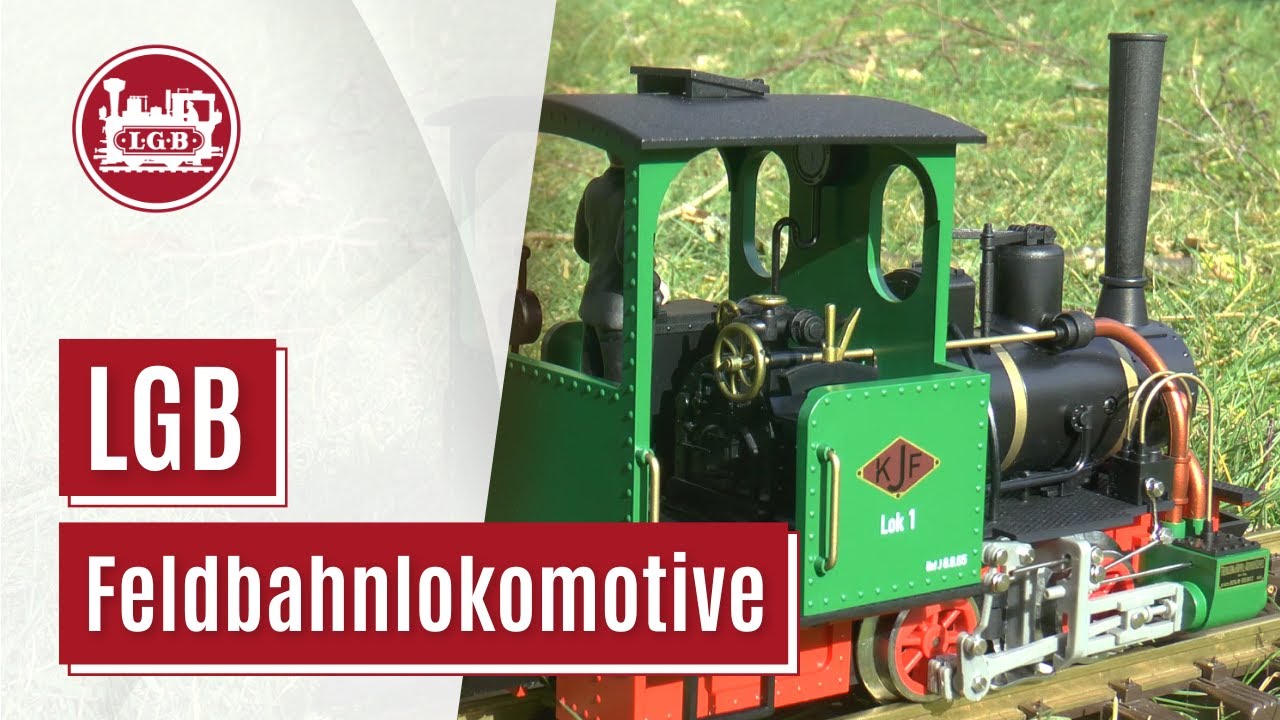 LGB Feldbahnlokomotive und Kipplore