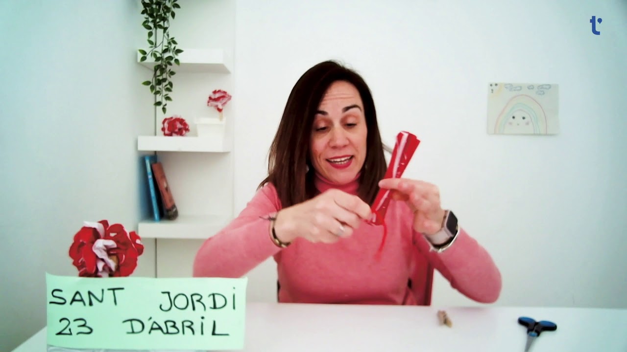 Com fer una rosa de Sant Jordi