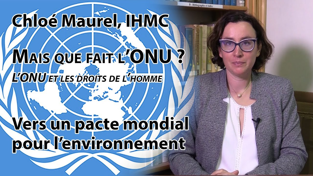Vers un pacte mondial de l'ONU pour l'environnement.