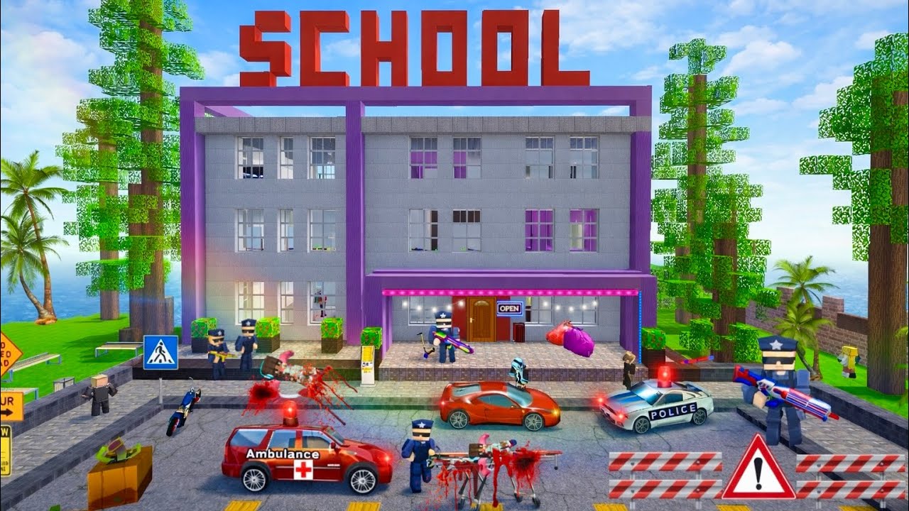 School Party Craft – SHOCKING School Chaos!Security Guard Falls From Roof & Rescue Team Arrives! 