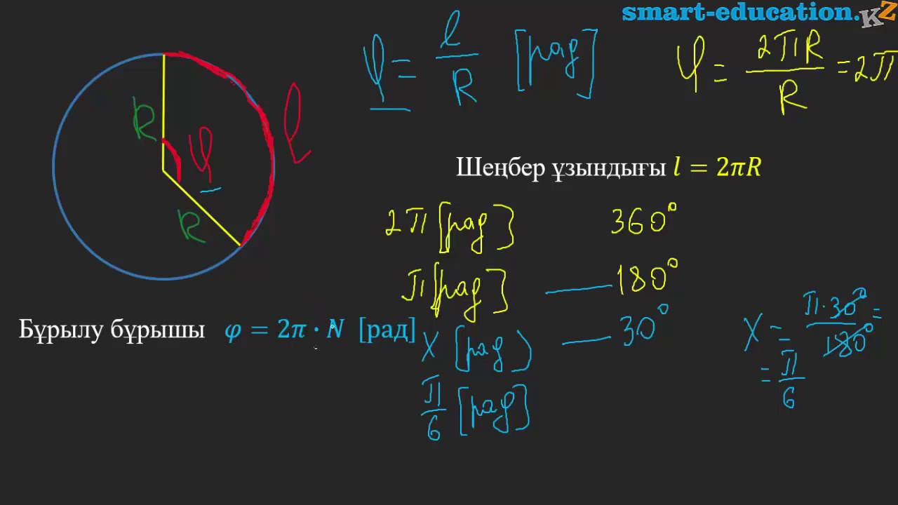 Шеңбер бойымен қозғалыс. (Қисықсызықты қозғалыс)