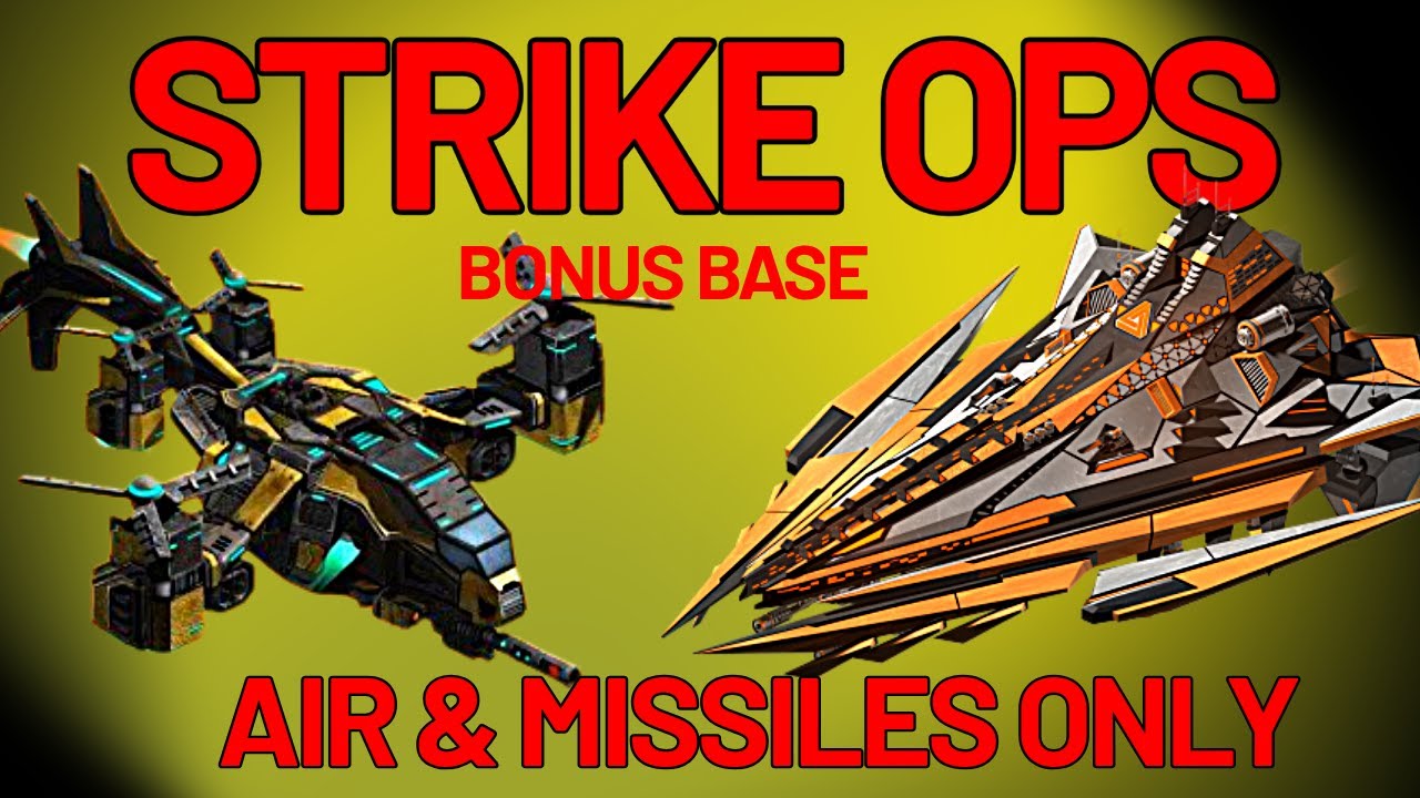War Commander: Strike Ops Bonus Base (Air & Missiles Only) Zero Repair Time.