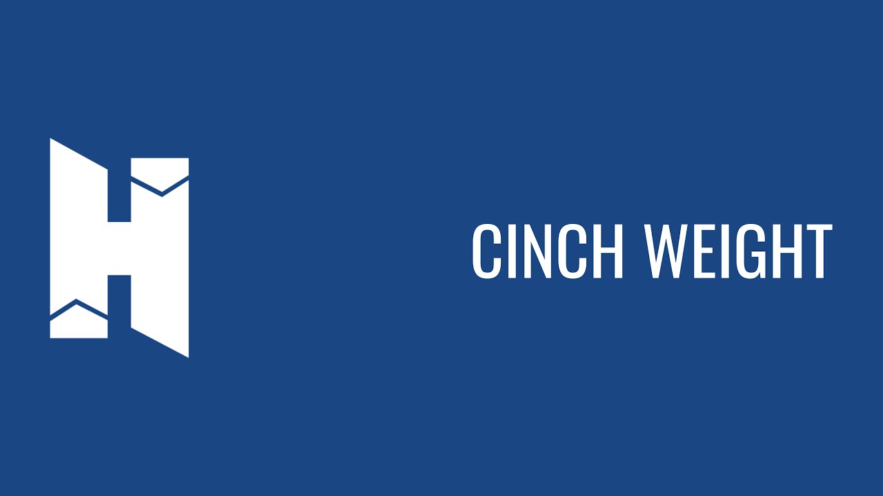 Cinch Weight | Halcyon Dive Systems