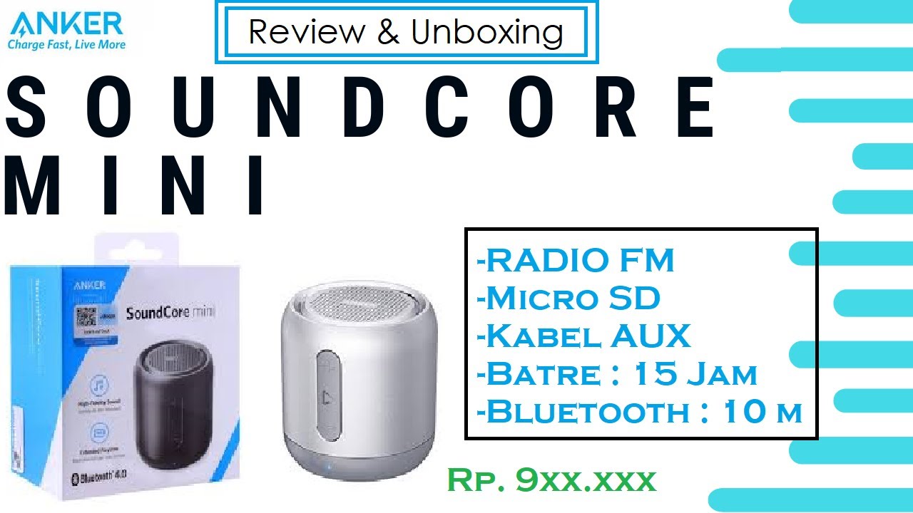 SOUNDCORE MINI by ANKER | A3101HA1 | A31011A1 | A3101H11 (Review & Unboxing)