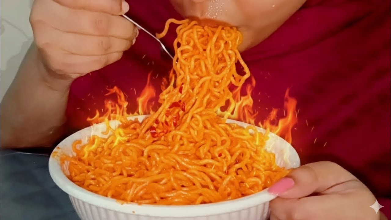 ​This Ramen Is Literally On Fire... (Extreme Heat) , Too Spicy to Finish? 🌶️🔥