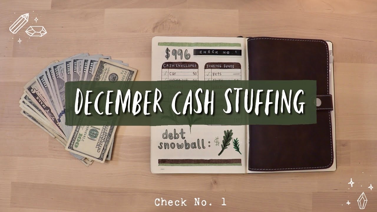 CASH STUFFING // INCONSISTENT INCOME *WAITRESS* // DEC. 2021