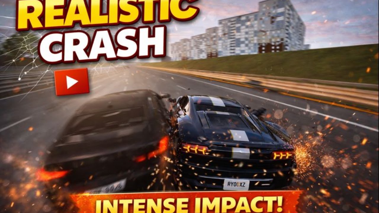 REALISTIC CAR CRASH TEST 🚗💥 | High Speed Crash Simulation