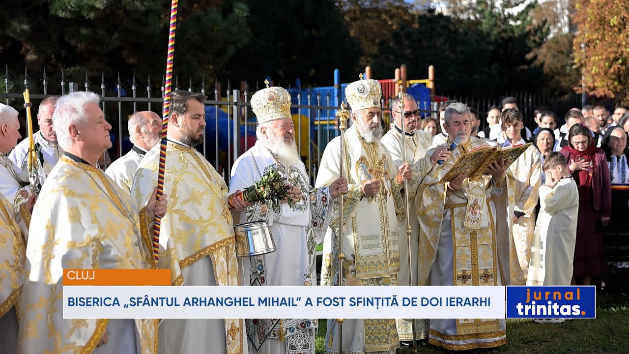 Biserica „Sfântul Arhanghel Mihail” a fost sfințită de doi ierarhi