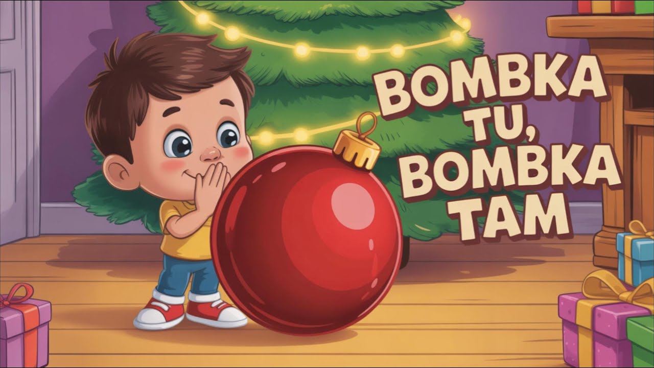 🎄 Bombka tu, Bombka tam! Ubieramy Choinkę 🎀 Piosenka o Ozdobach | Uważaj, nie zbij!