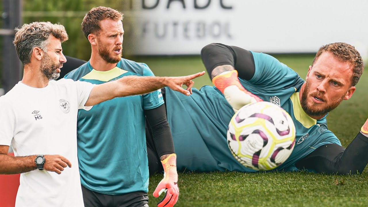 INSIDE A PREMIER LEAGUE 'KEEPER SESSION! | Brentford's GK union gear up for the season in Portugal