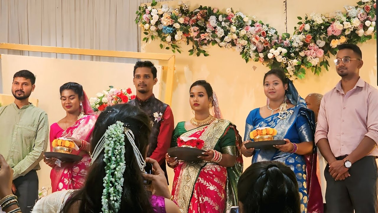Engagement ceremony celebrating on Christian✝️✝️✝️ 