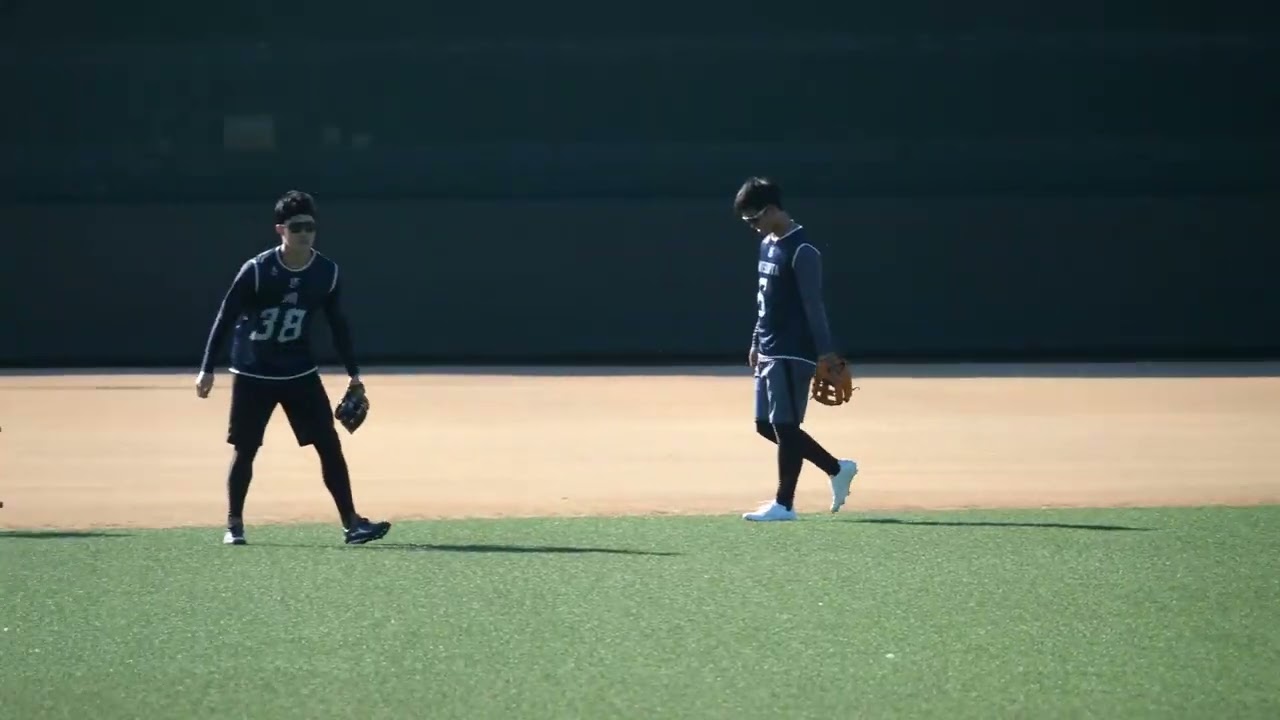 東京ヤクルトスワローズ 新人合同自主トレ 内野ノック 2026.01.14
