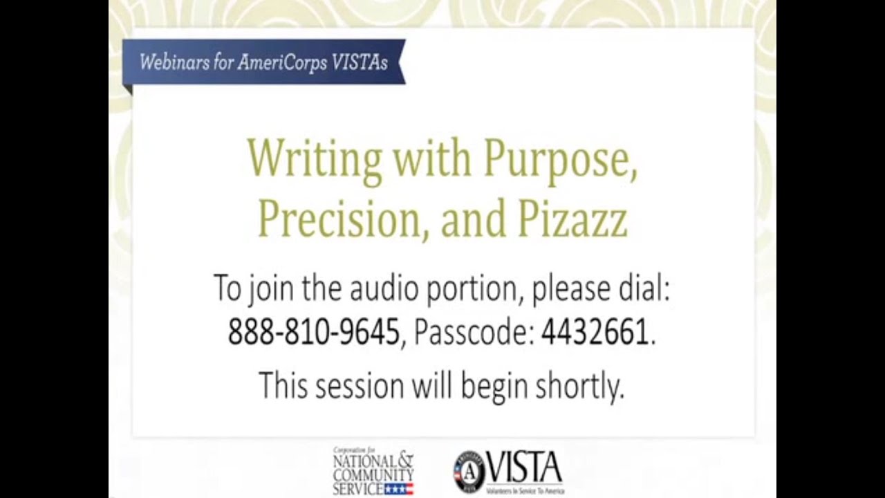 Writing with Purpose, Precision, and Pizazz