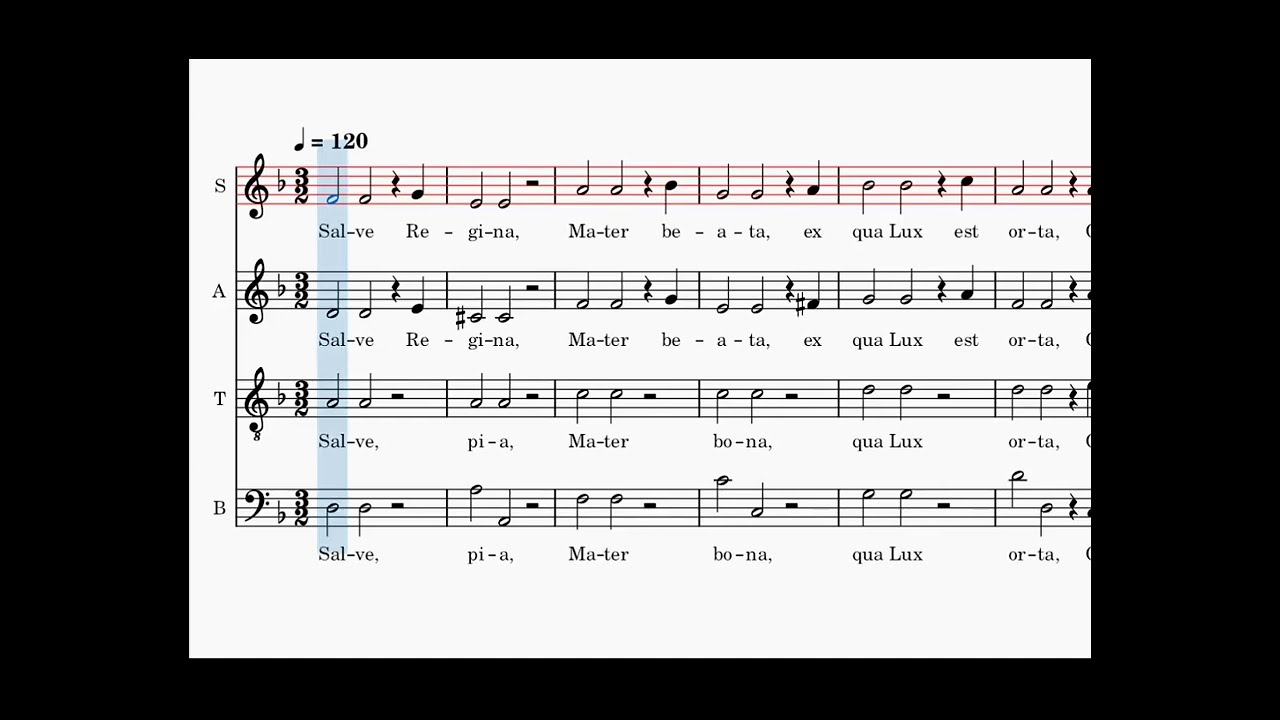 Salve Regina, soprano, musique de G.F. Händel