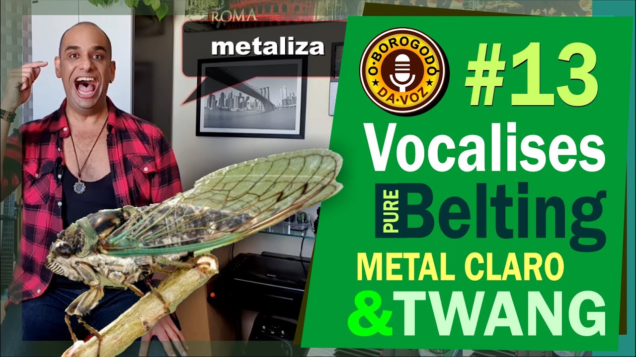 Como fazer BELTING e TWANG (pôr metal na voz para ter uma voz aberta, uma voz clara)