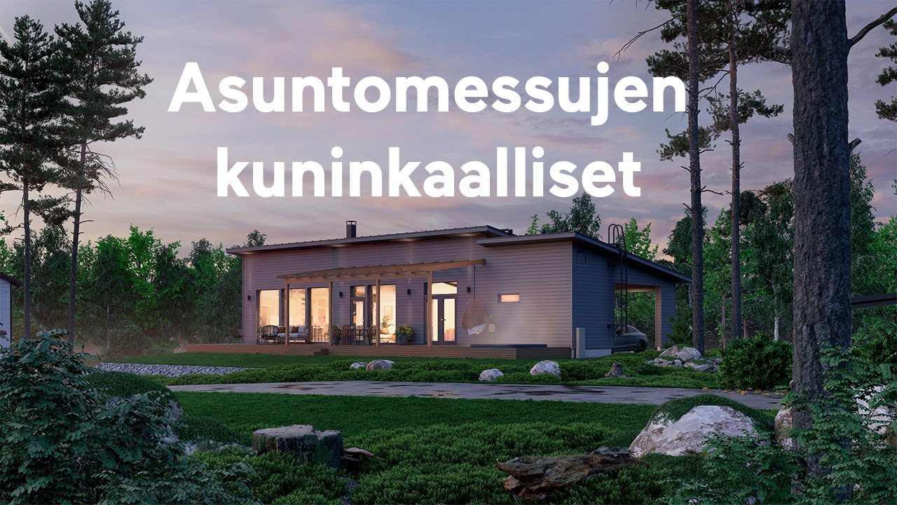 Designtalo Villa Kungen Asuntomessuilla Loviisassa 2023