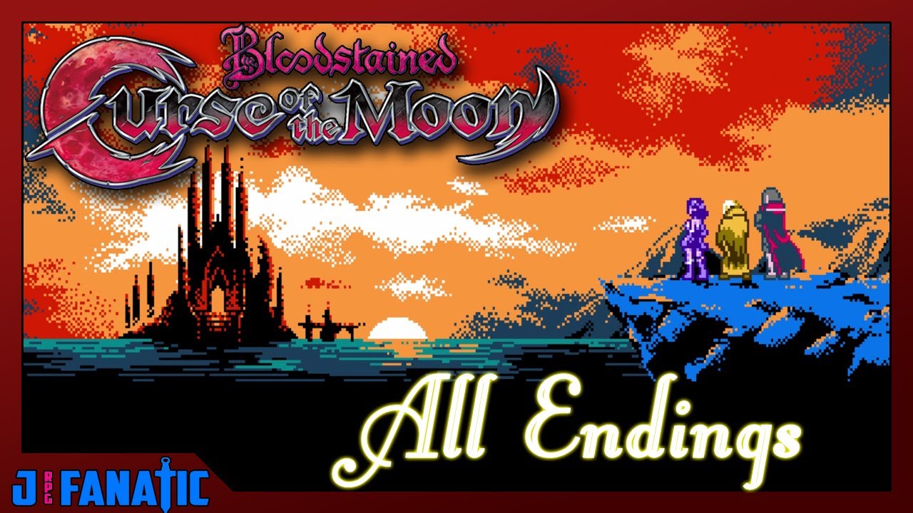 Bloodstained Curse of the Moon - All Endings