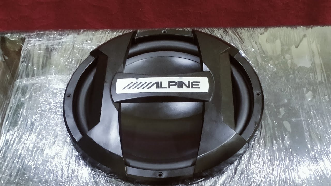 Alpine car subwoofer unboxing and sound testing (lavish Bass planet)