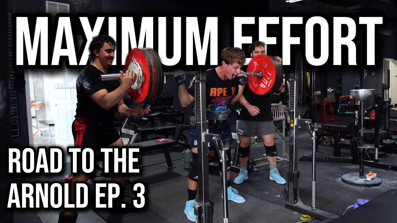 Achieving RPE 11 – Week 4 SBD | Road to The Arnold Ep. 3