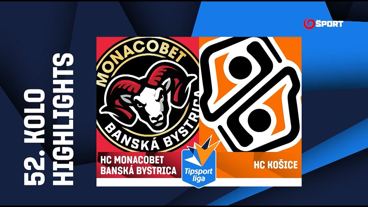 52. kolo: HC MONACObet Banská Bystrica – HC Košice 0:2 (0:2, 0:0, 0:0)