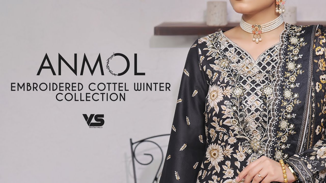 Anmol embroidered Cottel Winter collection 2024 sale