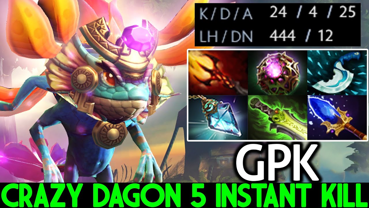 GPK [Puck] Crazy Dagon 5 Instant Kill Build Super Annoying Dota 2