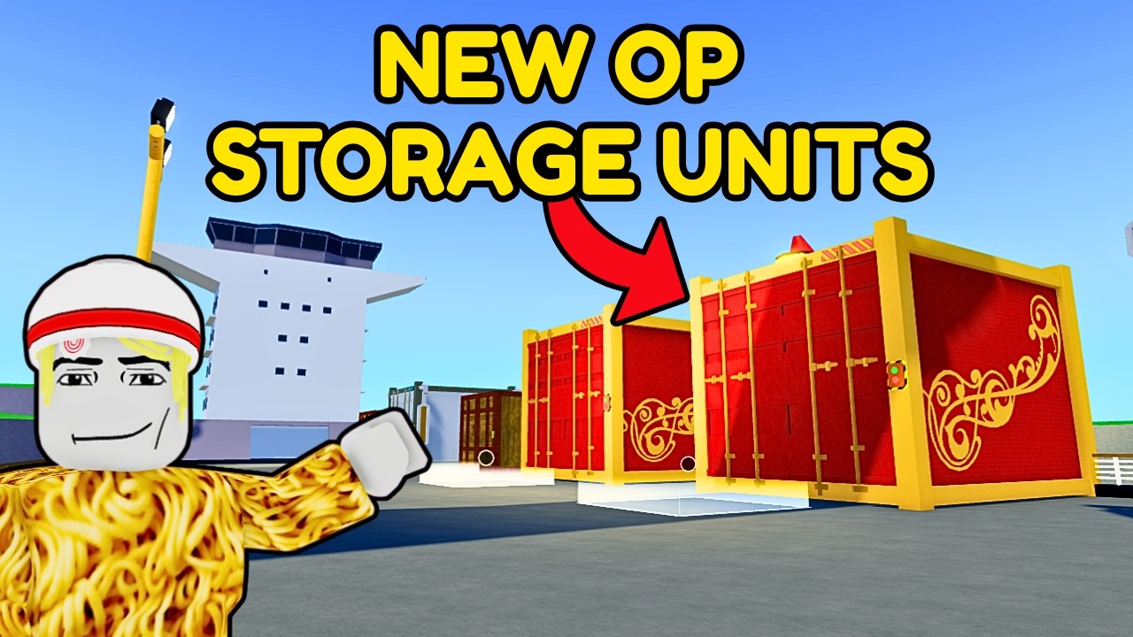 Покупаю новые контейнеры с грузового корабля в Roblox Storage Hunters!