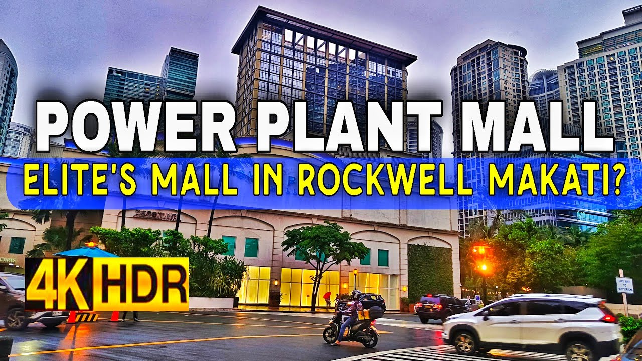 [4K HDR] Power Plant Mall Rockwell, Makati | Stunningly Beautiful After The Rain! |Full Walking Tour