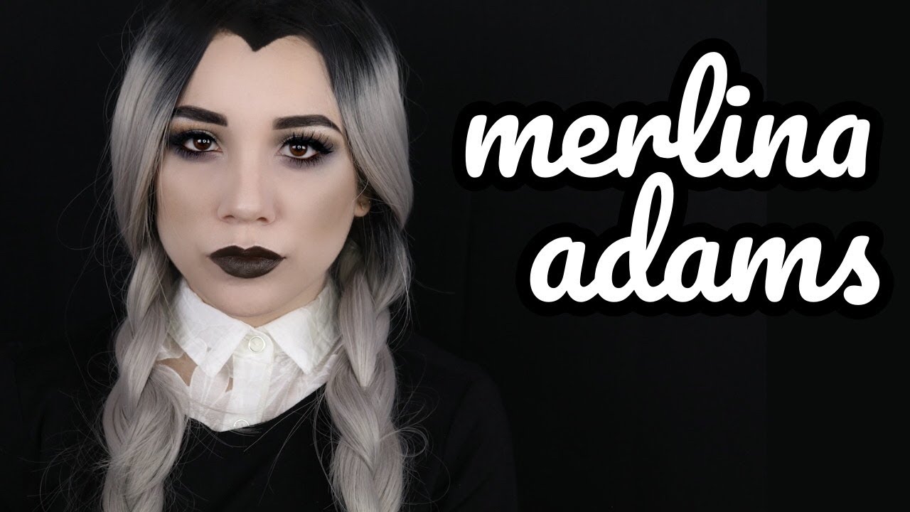 Conviértete en Merlina Adams con Maquillaje que tienes en CASA!!!!
